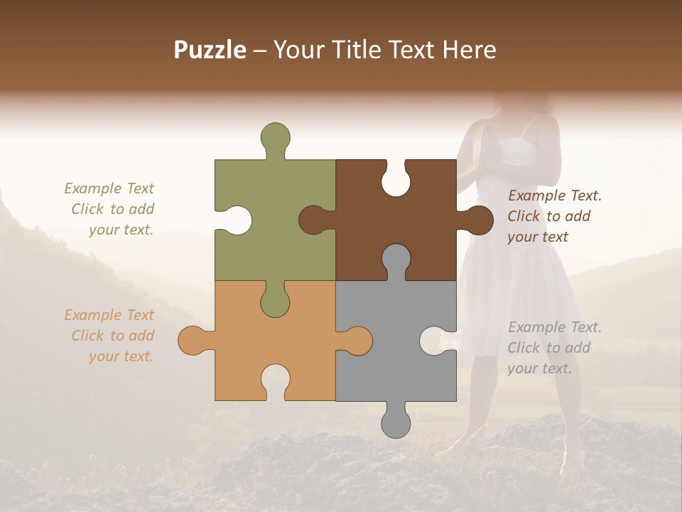Pose Relaxation Rock PowerPoint Template