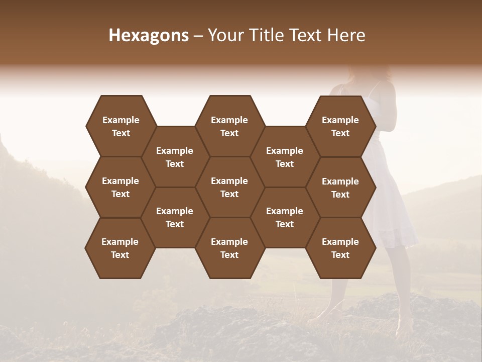 Pose Relaxation Rock PowerPoint Template