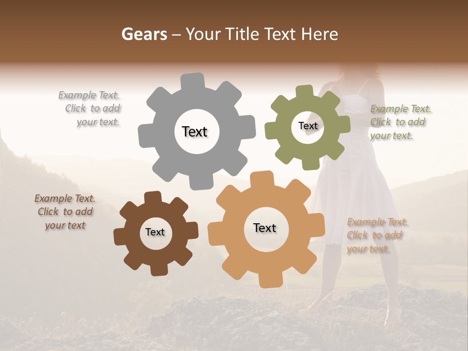 Pose Relaxation Rock PowerPoint Template