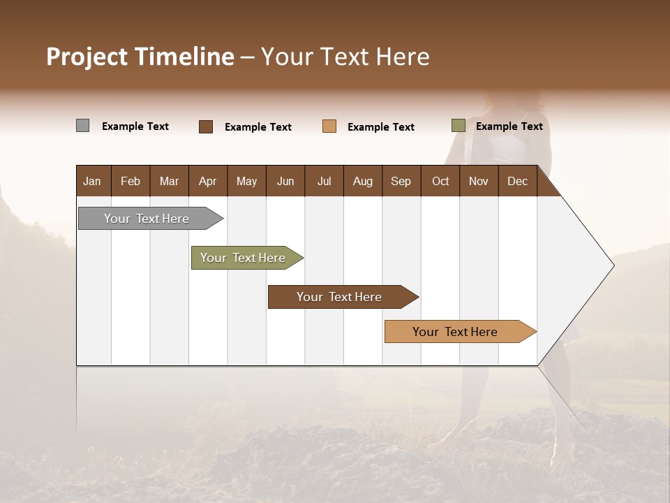 Pose Relaxation Rock PowerPoint Template