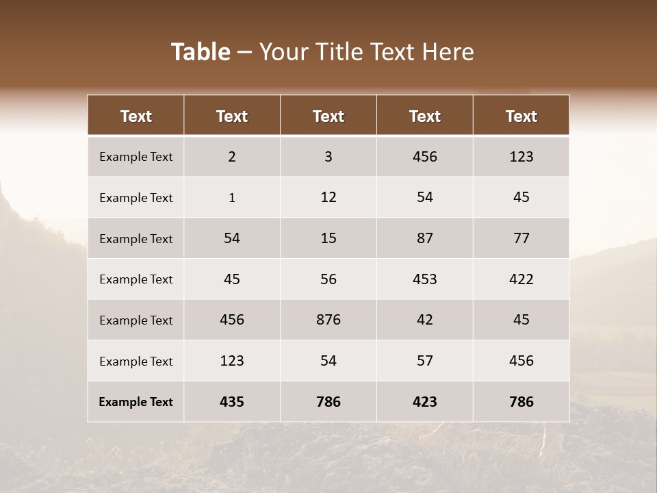 Pose Relaxation Rock PowerPoint Template