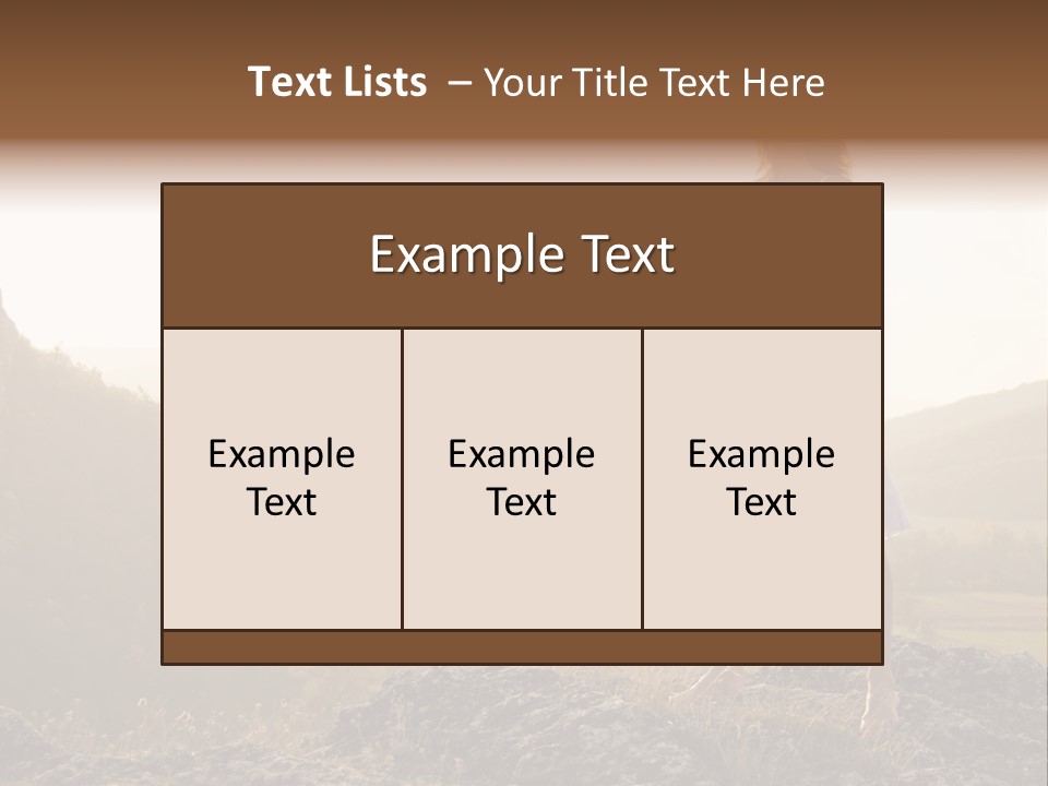 Pose Relaxation Rock PowerPoint Template