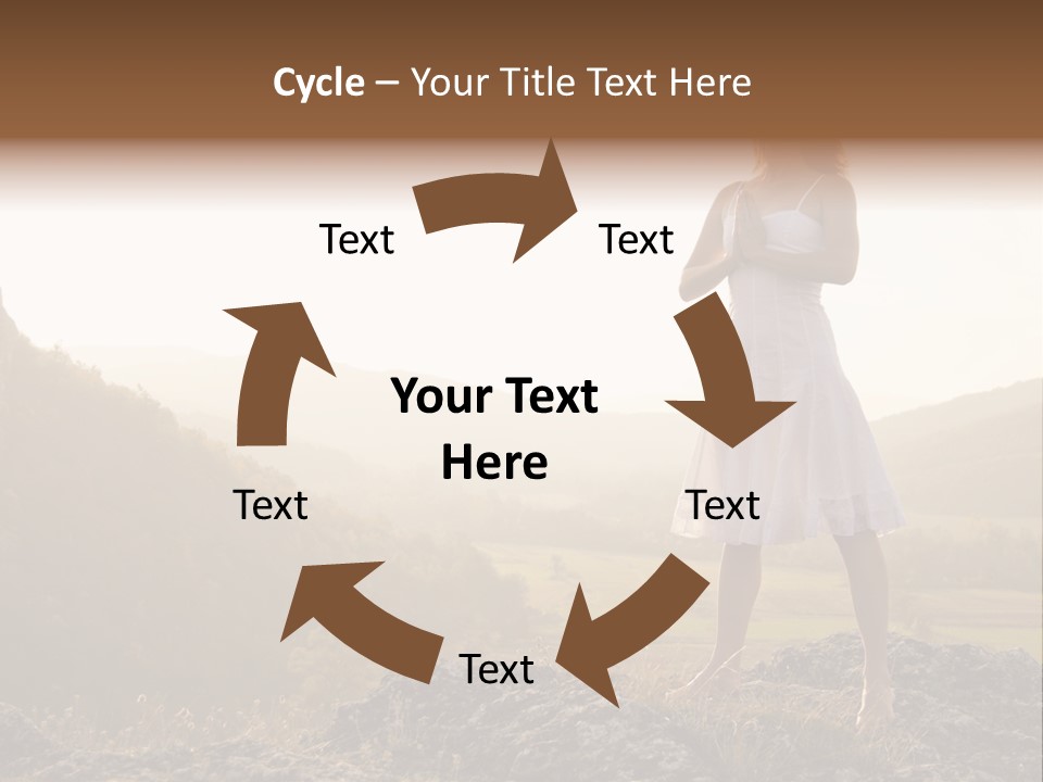 Pose Relaxation Rock PowerPoint Template