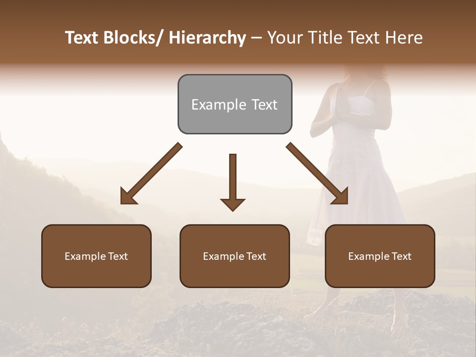 Pose Relaxation Rock PowerPoint Template