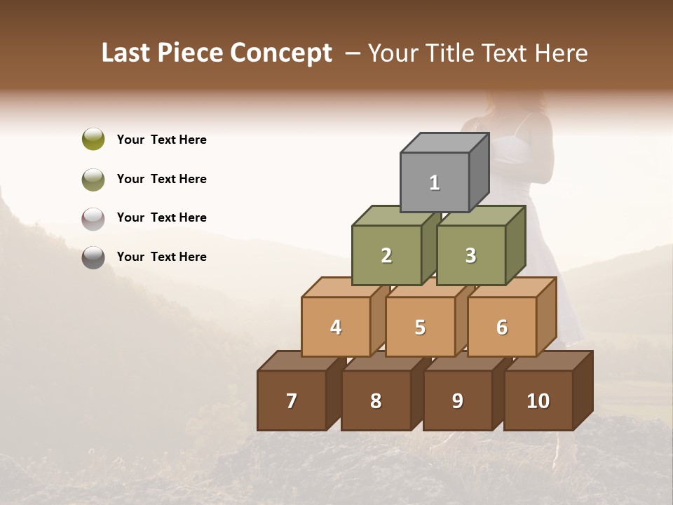 Pose Relaxation Rock PowerPoint Template