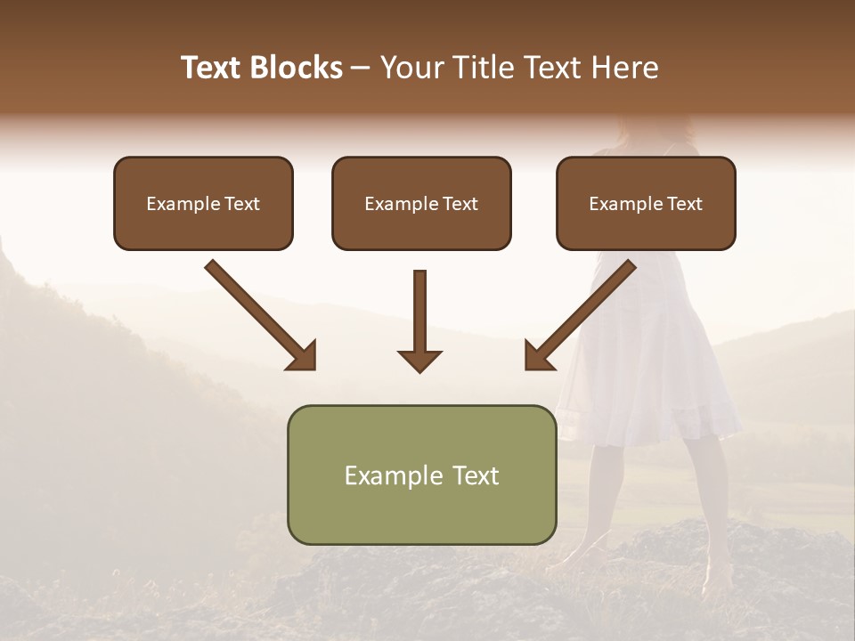 Pose Relaxation Rock PowerPoint Template