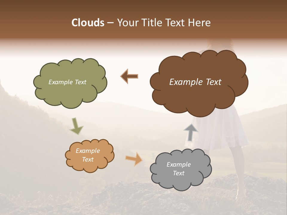 Pose Relaxation Rock PowerPoint Template