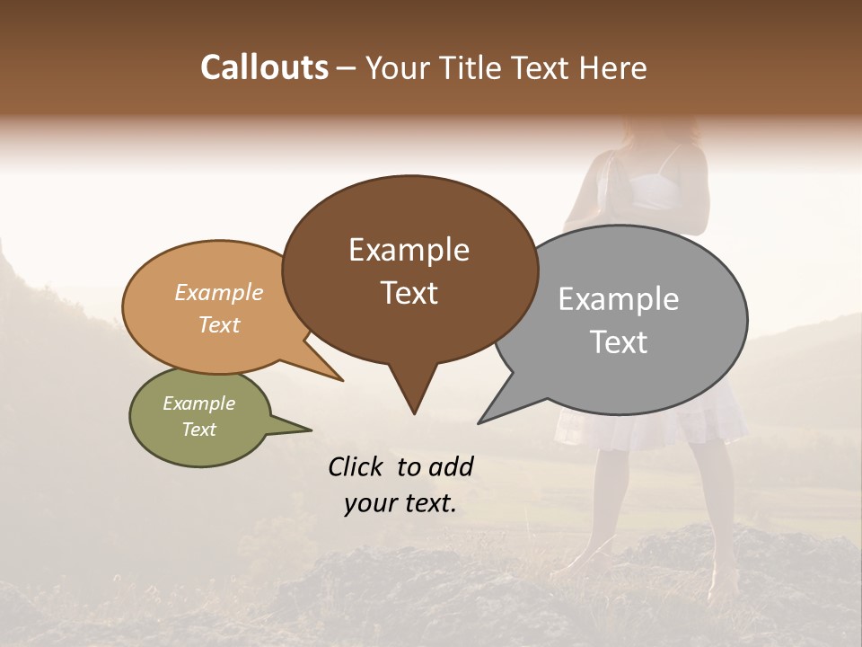 Pose Relaxation Rock PowerPoint Template