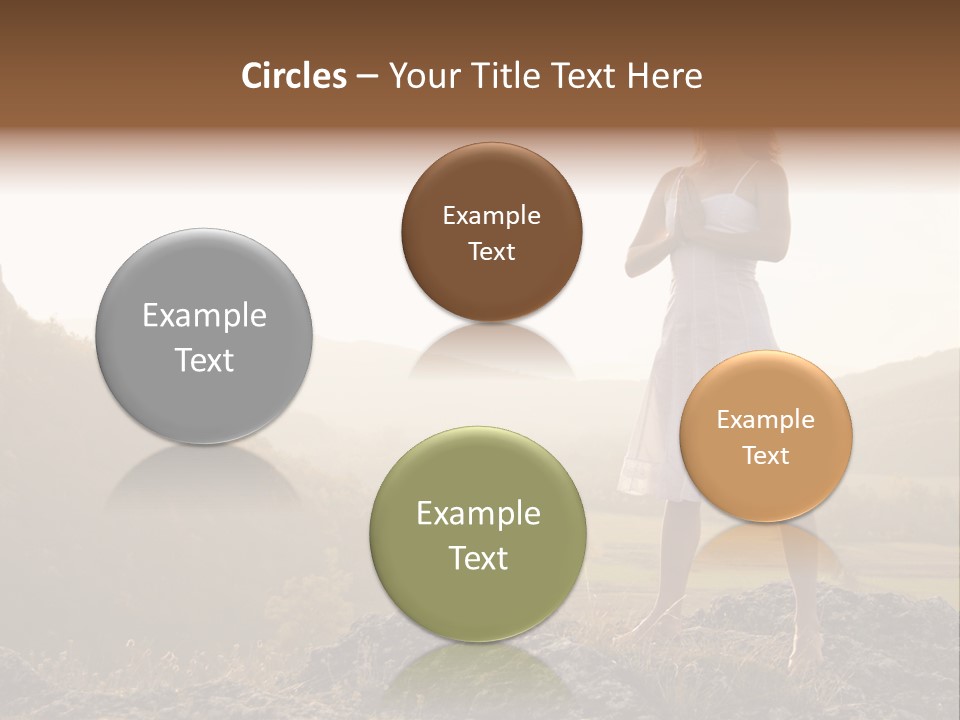 Pose Relaxation Rock PowerPoint Template