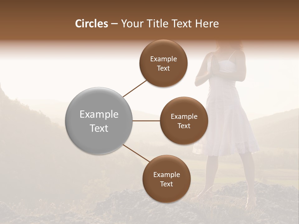 Pose Relaxation Rock PowerPoint Template