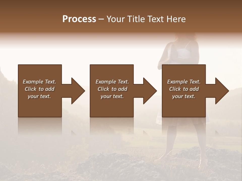 Pose Relaxation Rock PowerPoint Template