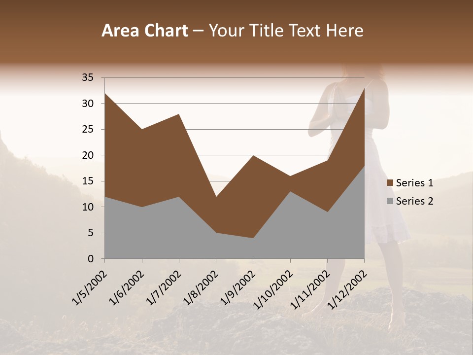 Pose Relaxation Rock PowerPoint Template