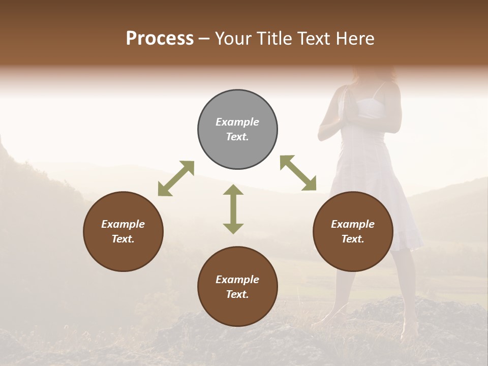 Pose Relaxation Rock PowerPoint Template