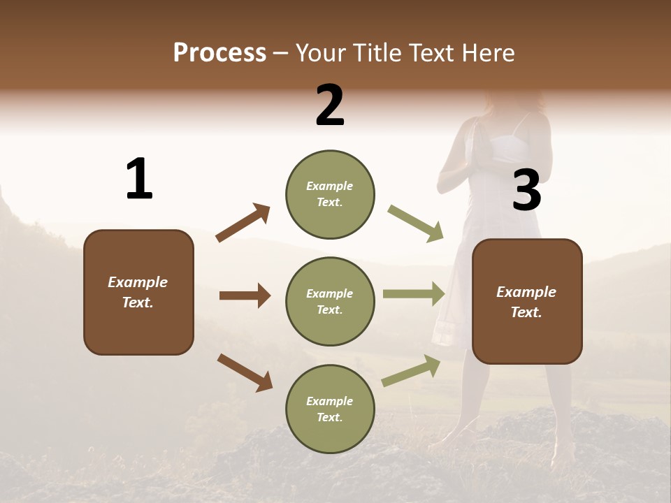 Pose Relaxation Rock PowerPoint Template