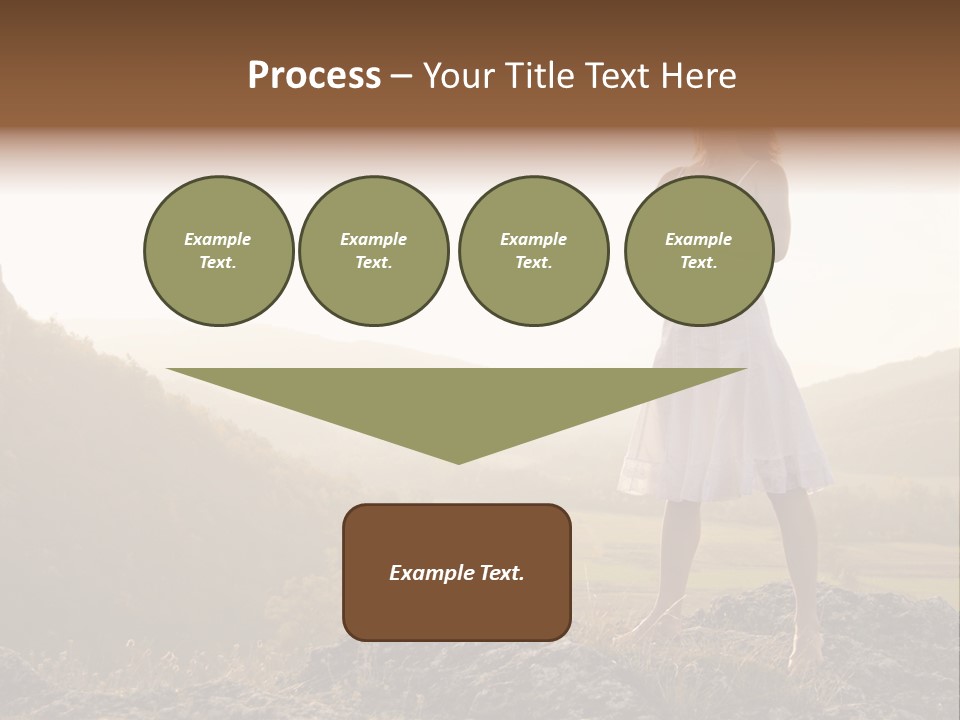 Pose Relaxation Rock PowerPoint Template