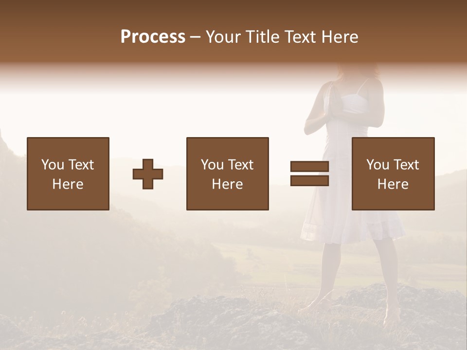 Pose Relaxation Rock PowerPoint Template