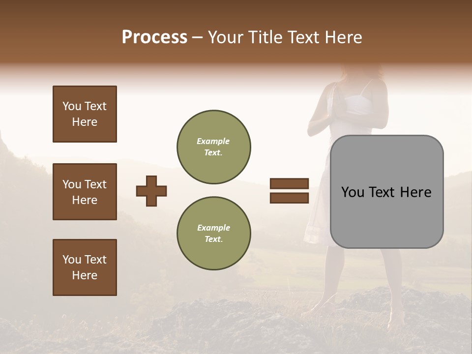 Pose Relaxation Rock PowerPoint Template