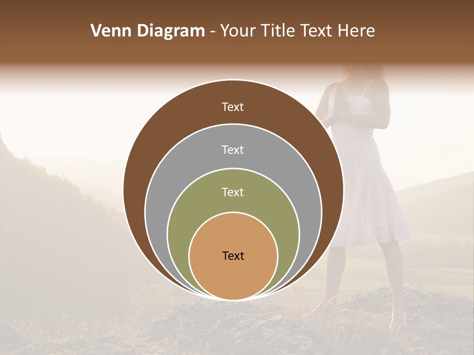 Pose Relaxation Rock PowerPoint Template