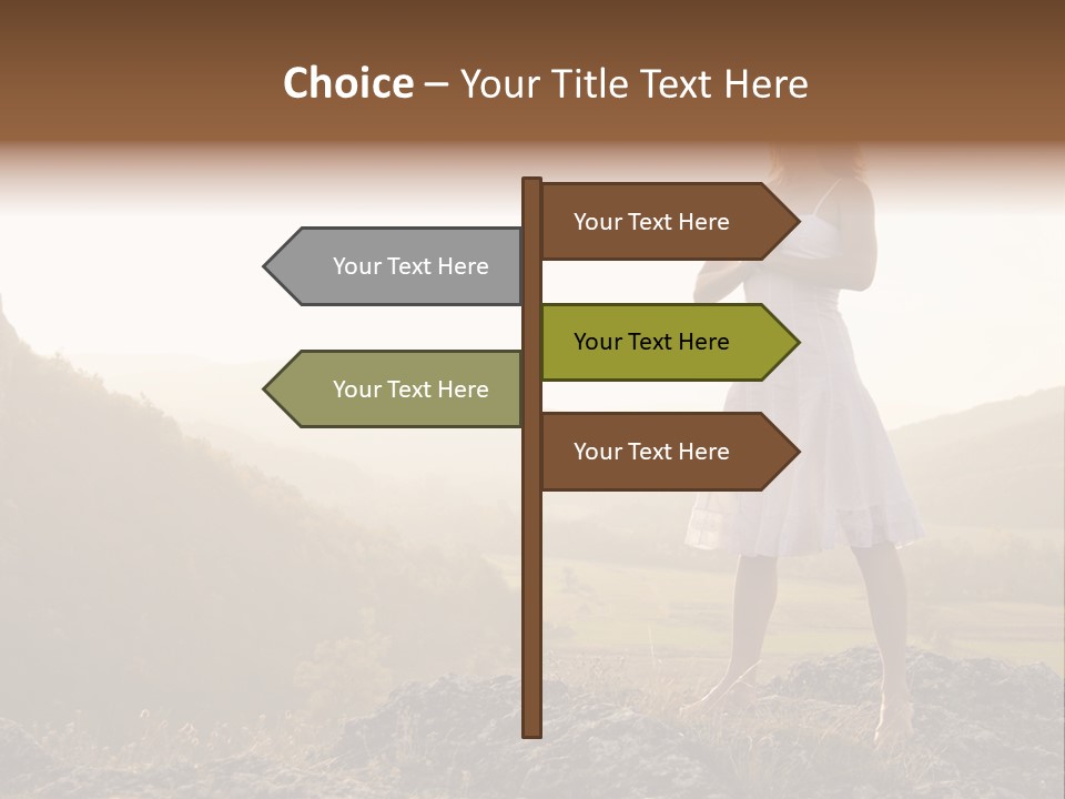 Pose Relaxation Rock PowerPoint Template