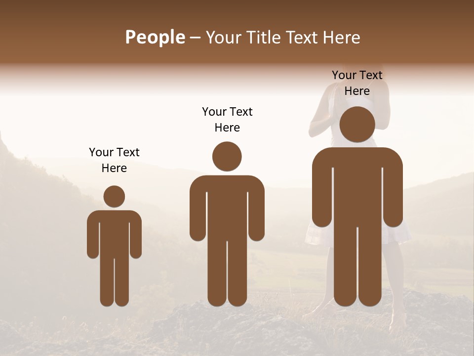 Pose Relaxation Rock PowerPoint Template