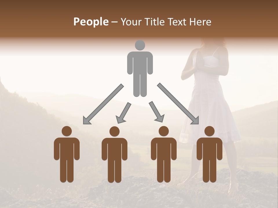 Pose Relaxation Rock PowerPoint Template