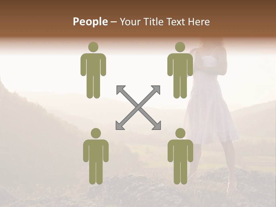 Pose Relaxation Rock PowerPoint Template