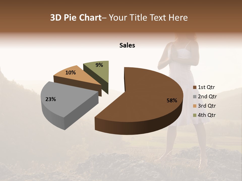 Pose Relaxation Rock PowerPoint Template