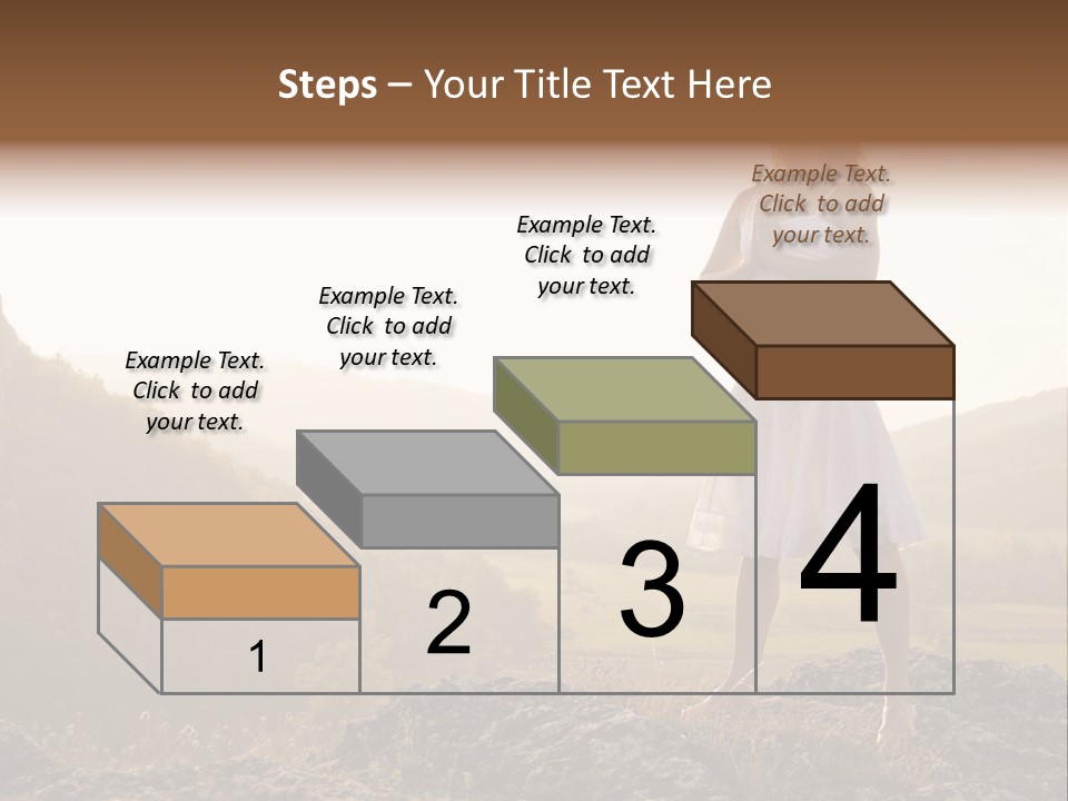 Pose Relaxation Rock PowerPoint Template