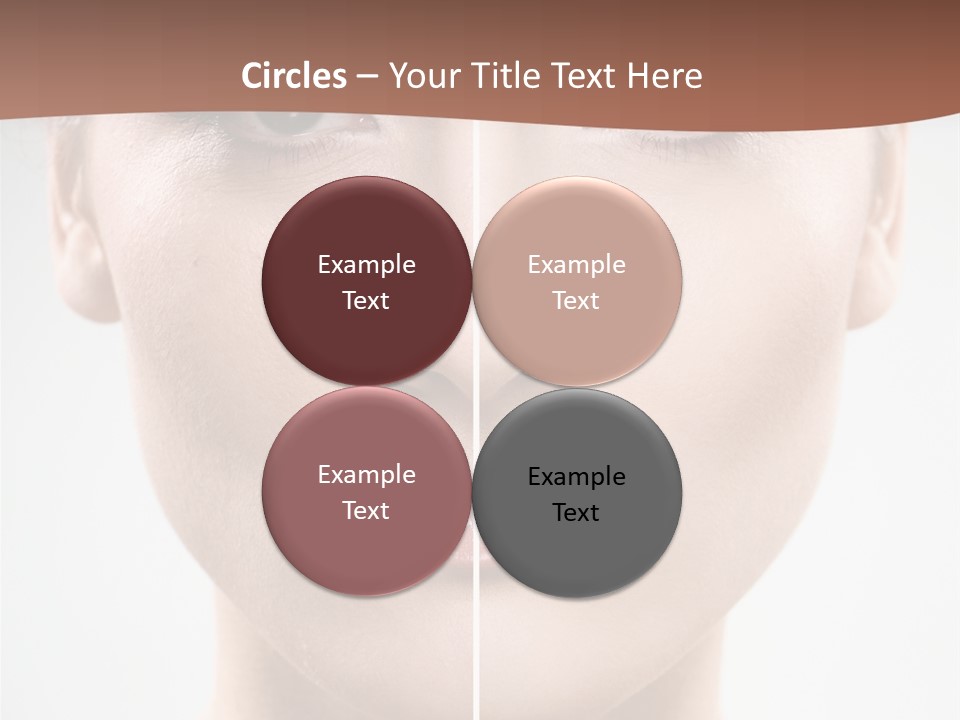 Female Retouch Pretty PowerPoint Template