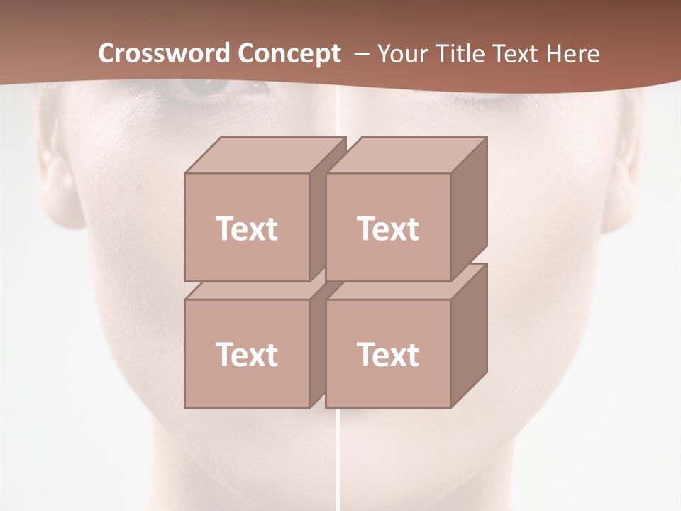 Female Retouch Pretty PowerPoint Template
