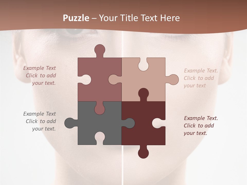 Female Retouch Pretty PowerPoint Template