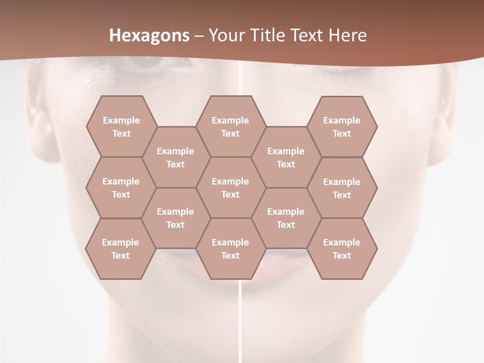 Female Retouch Pretty PowerPoint Template