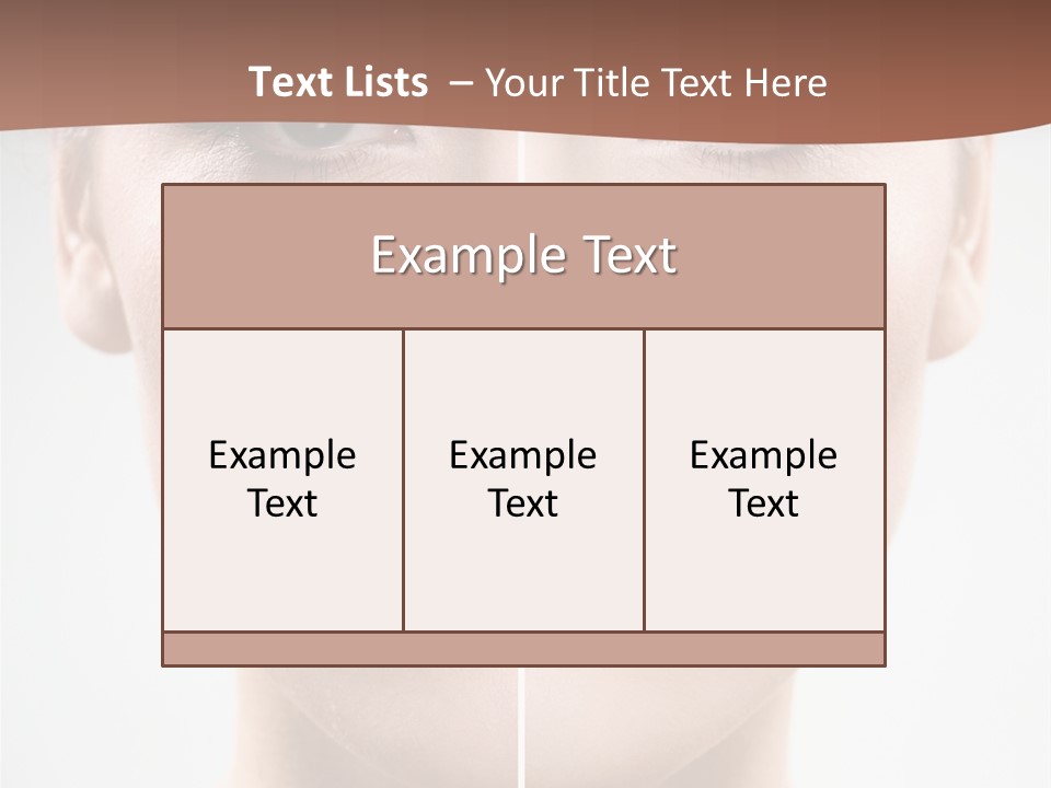 Female Retouch Pretty PowerPoint Template