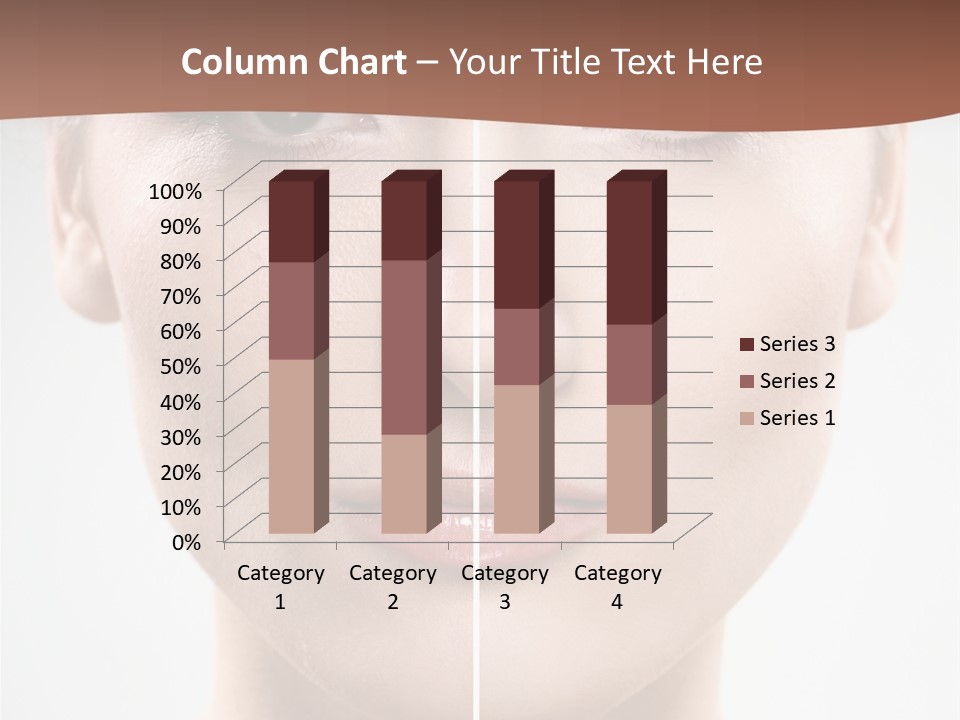 Female Retouch Pretty PowerPoint Template