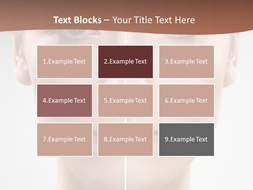 Female Retouch Pretty PowerPoint Template