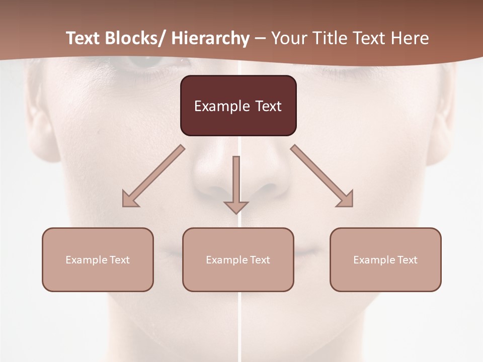 Female Retouch Pretty PowerPoint Template