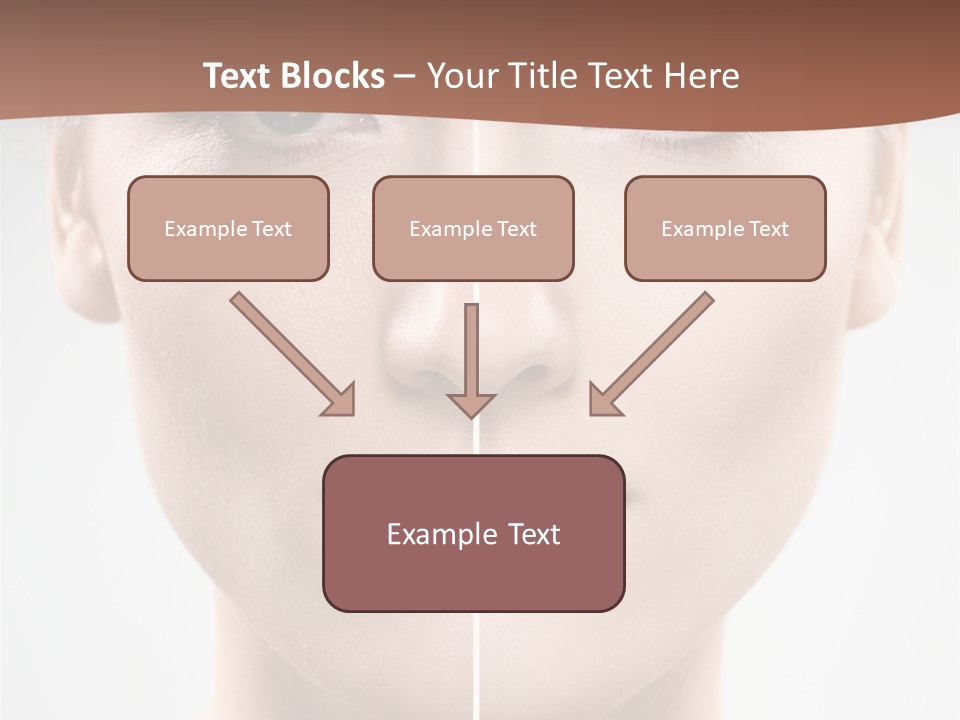 Female Retouch Pretty PowerPoint Template