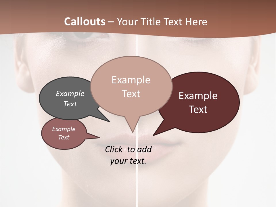 Female Retouch Pretty PowerPoint Template