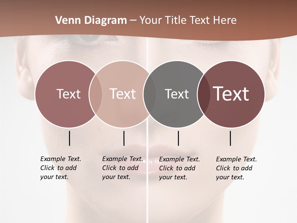 Female Retouch Pretty PowerPoint Template