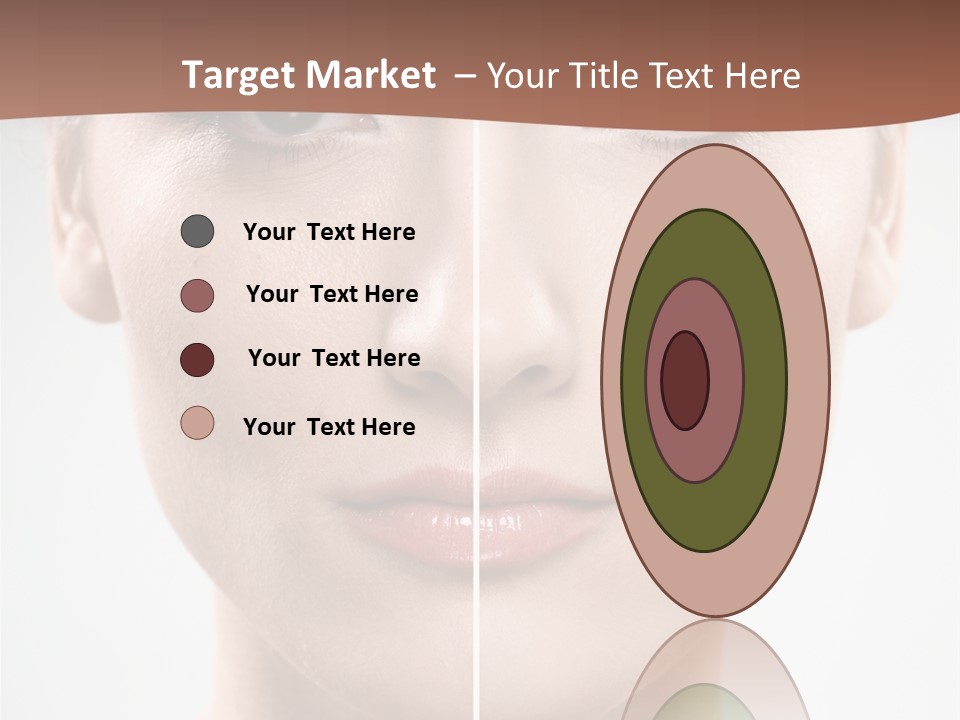 Female Retouch Pretty PowerPoint Template