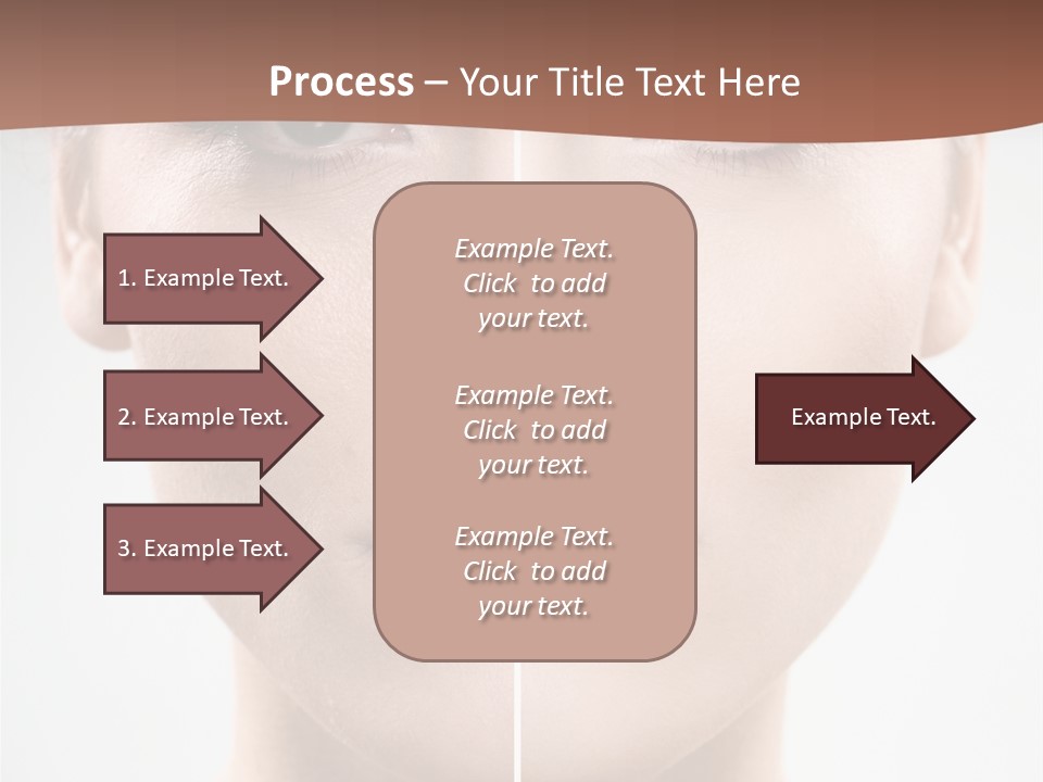 Female Retouch Pretty PowerPoint Template