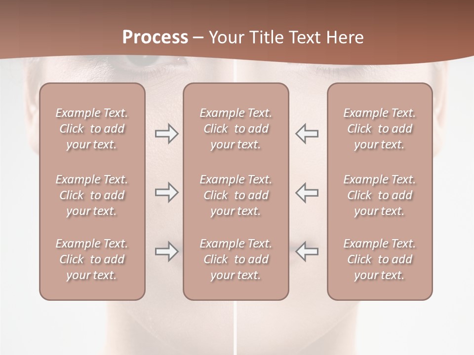 Female Retouch Pretty PowerPoint Template