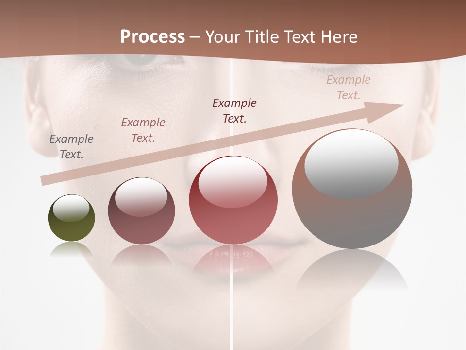 Female Retouch Pretty PowerPoint Template