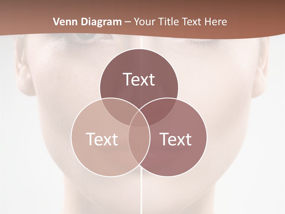 Female Retouch Pretty PowerPoint Template