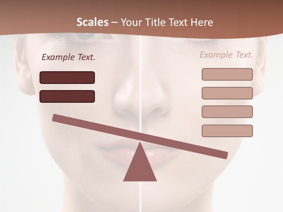 Female Retouch Pretty PowerPoint Template