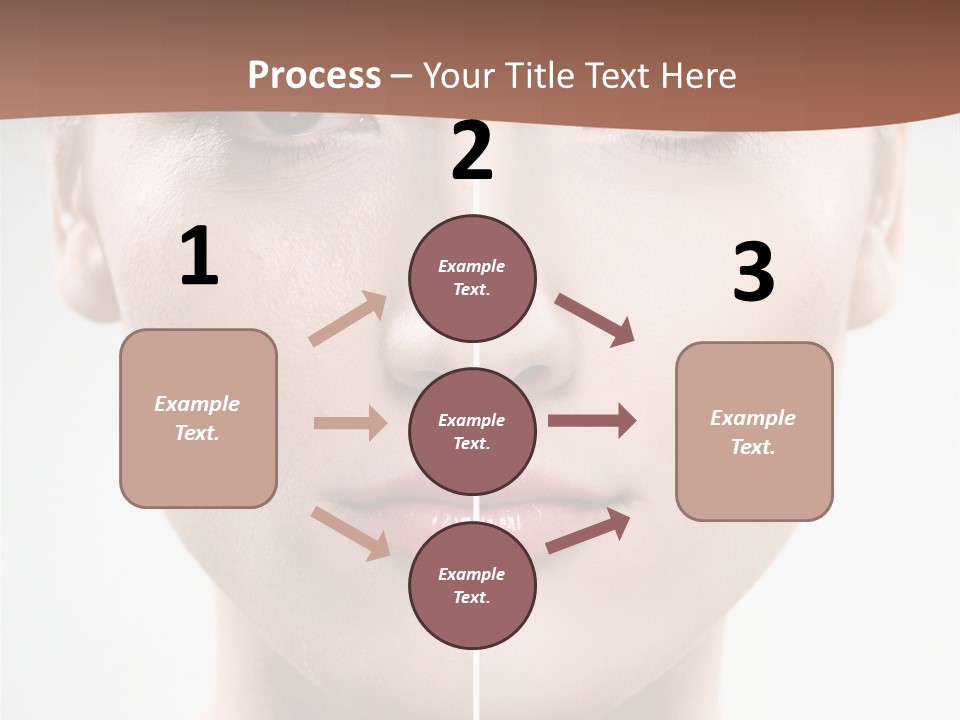 Female Retouch Pretty PowerPoint Template