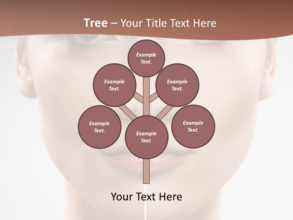 Female Retouch Pretty PowerPoint Template