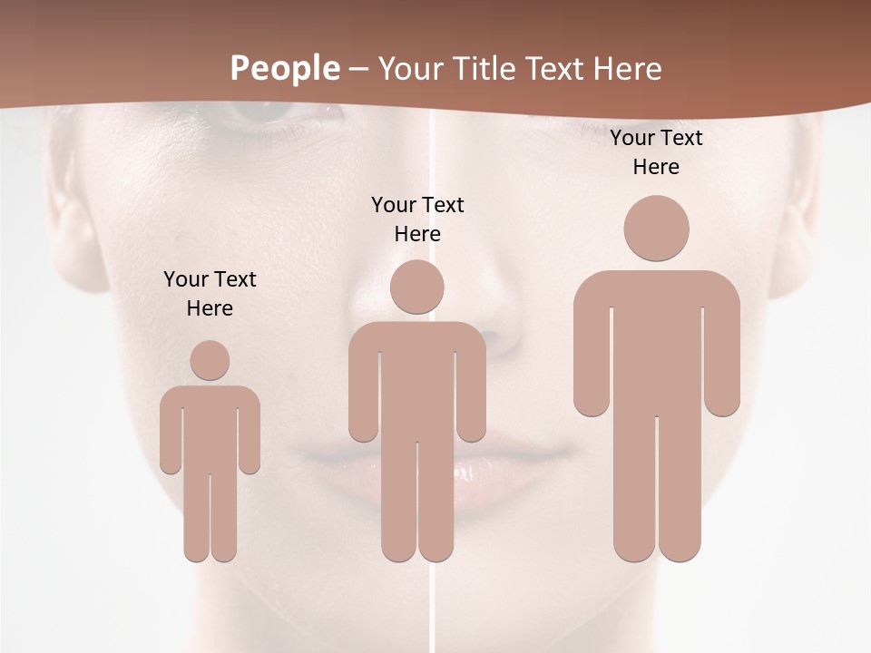 Female Retouch Pretty PowerPoint Template