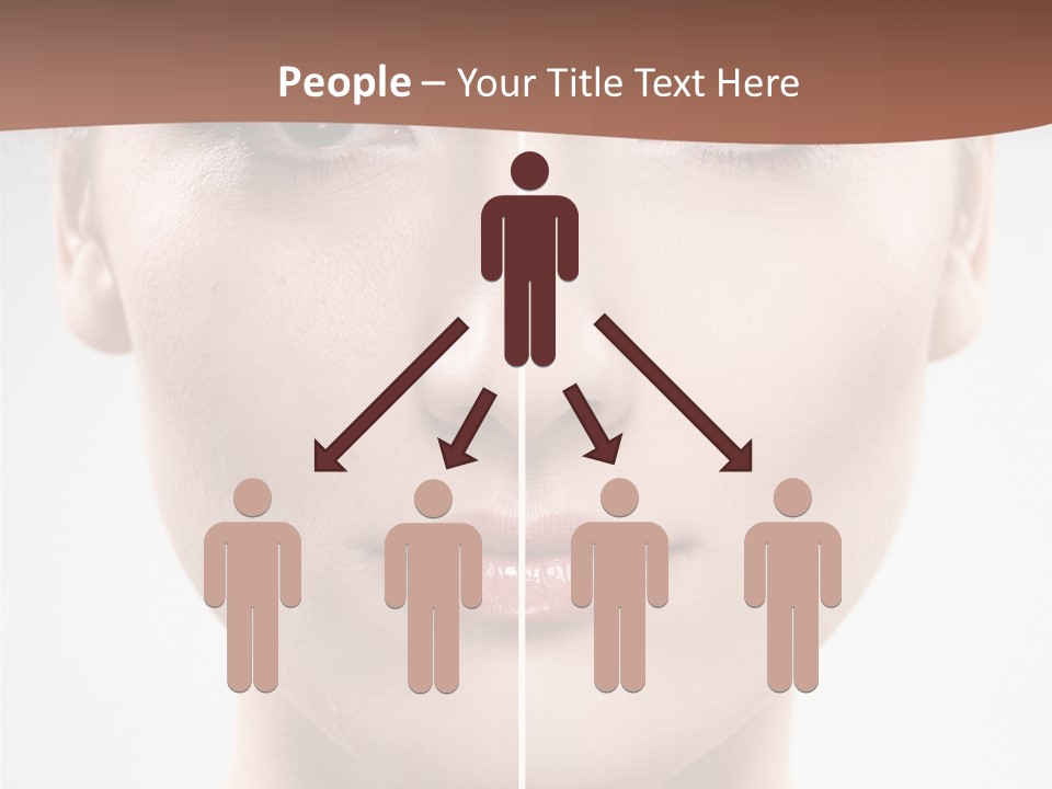 Female Retouch Pretty PowerPoint Template