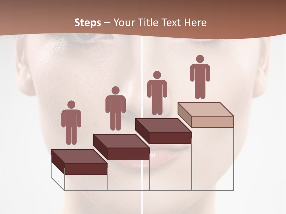 Female Retouch Pretty PowerPoint Template